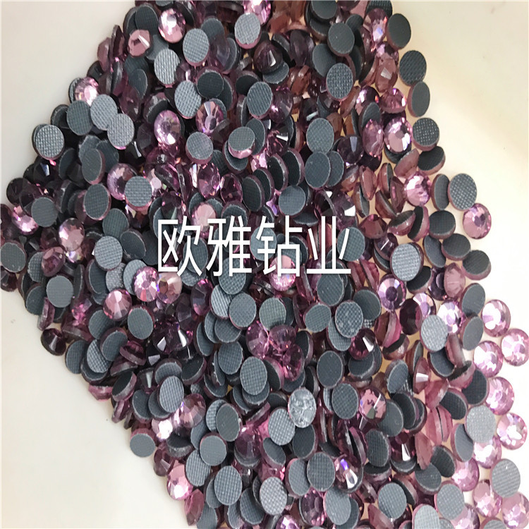 Manufacturers Direct Sales Of Middle East Drill Clothing Accessories Dmc Hot Drill 【 Light Purple L.methyst 】 details Picture