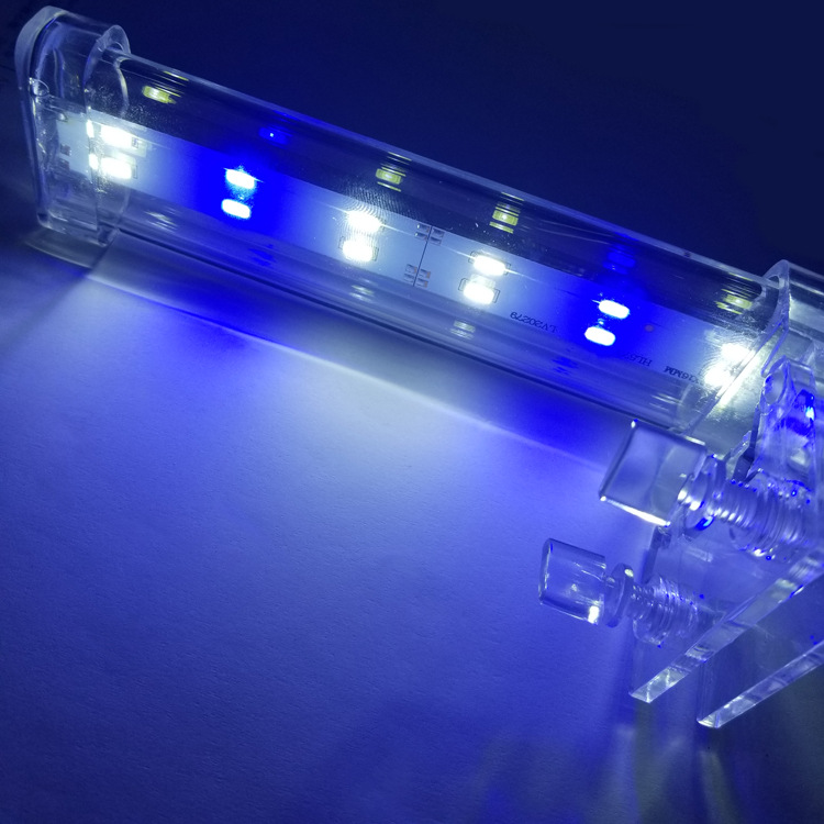 Aquarium fish tank lighting fixtures, crystal fish tank clamps, aquarium LED lights, various sizes of small clamps Specification image