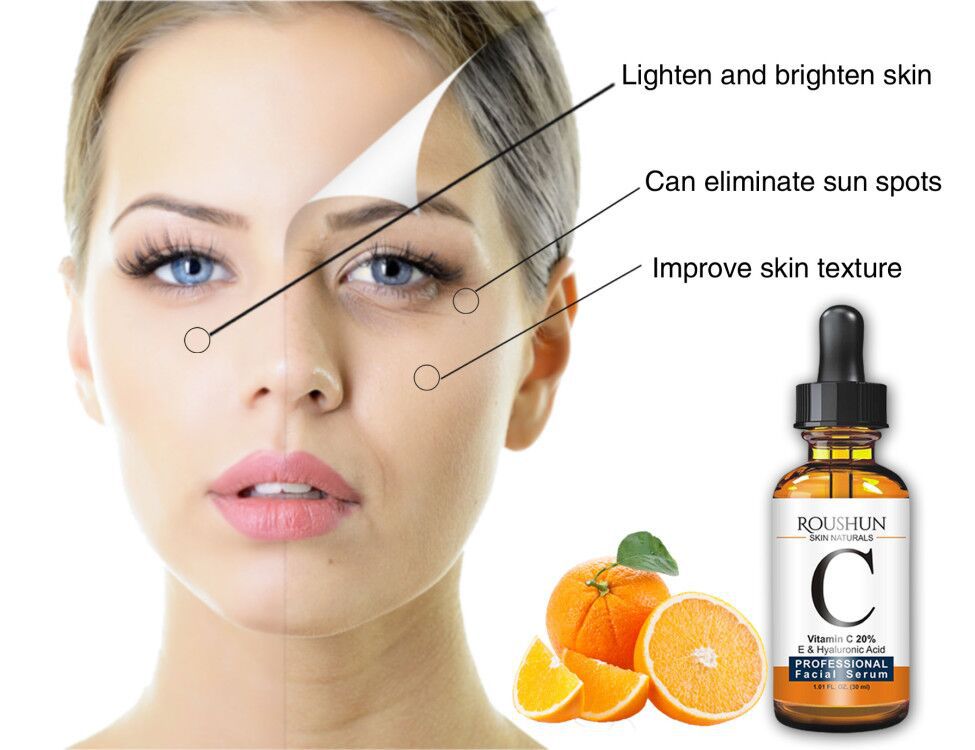 ROUSHUN Anti-Aging Vitamin C serum Softening Vitamin C Essence Item Picture