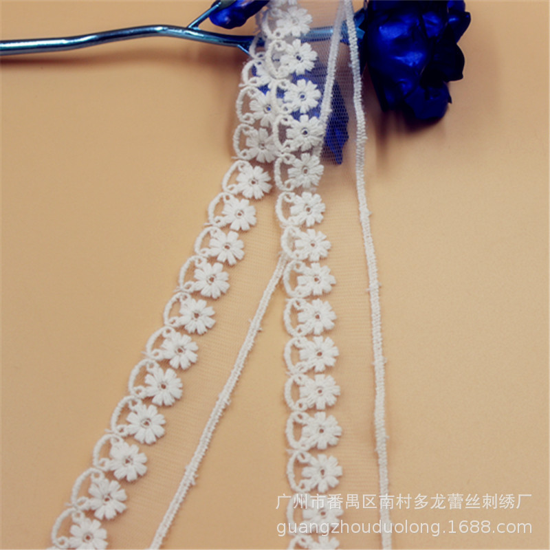 1110616A精美蕾丝花边服饰家纺辅料网纱刺绣宽3厘米详情2