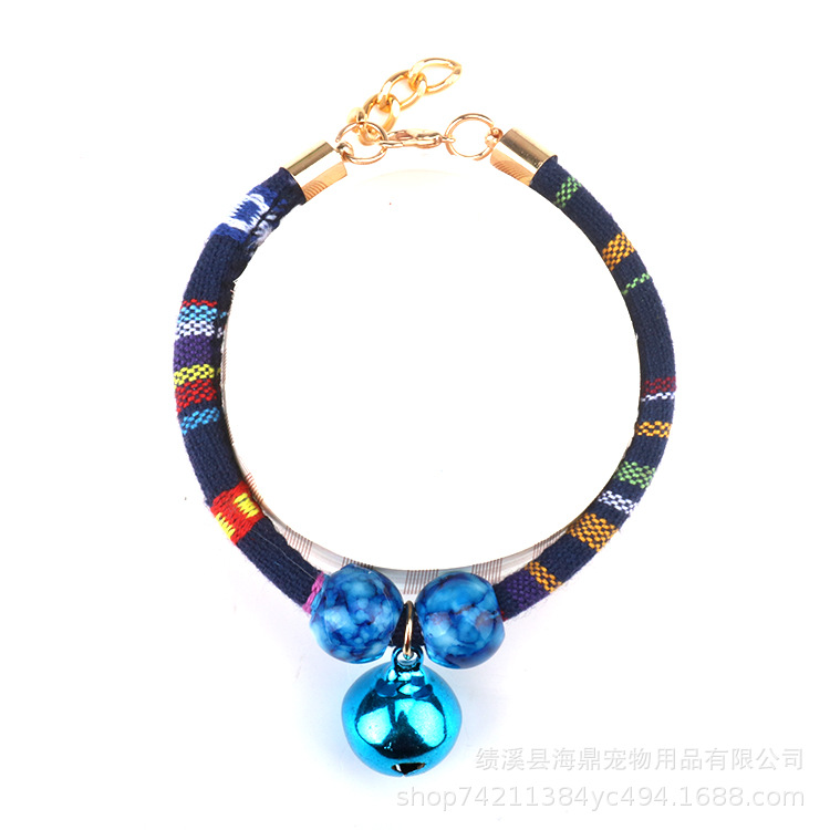 Ethnic style anchor chain cat neck, cat collar, dog collar, cute necklace style Application Scenario