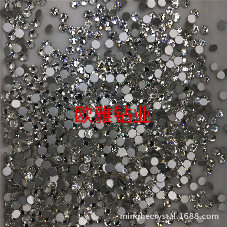 厂家直销/平底钻/精品银底钻白底实物图