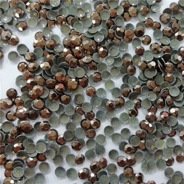 Imitation Of Imported Deep Coffee Anise Sheet Imported Environmental Fluorescent Anise Sheet Semi-Beaded Shaped Anise Sheet Hot Sheet details Picture