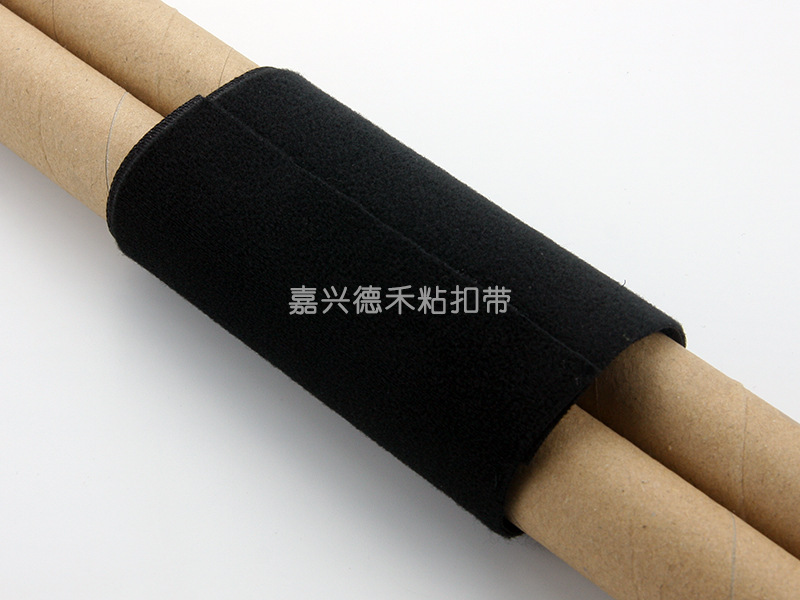 [Velcro Strap] Nylon Black And White Back To Back Binding With Velcro Data Cable Storage Velcro Item Picture
