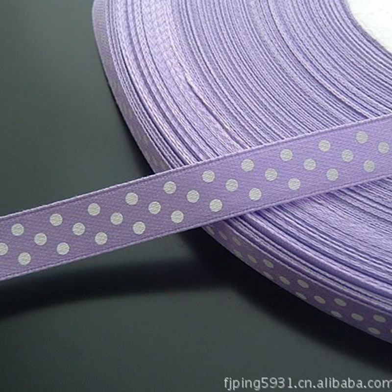 Jewelry Bow Print Dot Ribbon Available In Stock 3-Point Print Ribbon Print White Polka Dot Rib Ribbon Specification drawing