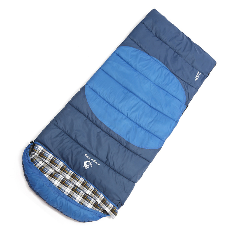 JUNGLE KING Outdoor envelope Sleeping Bag Widened Camping sleeping Bag Cotton quilt Rectangular sleeping Bag with dirt-proof inner liner Specification image