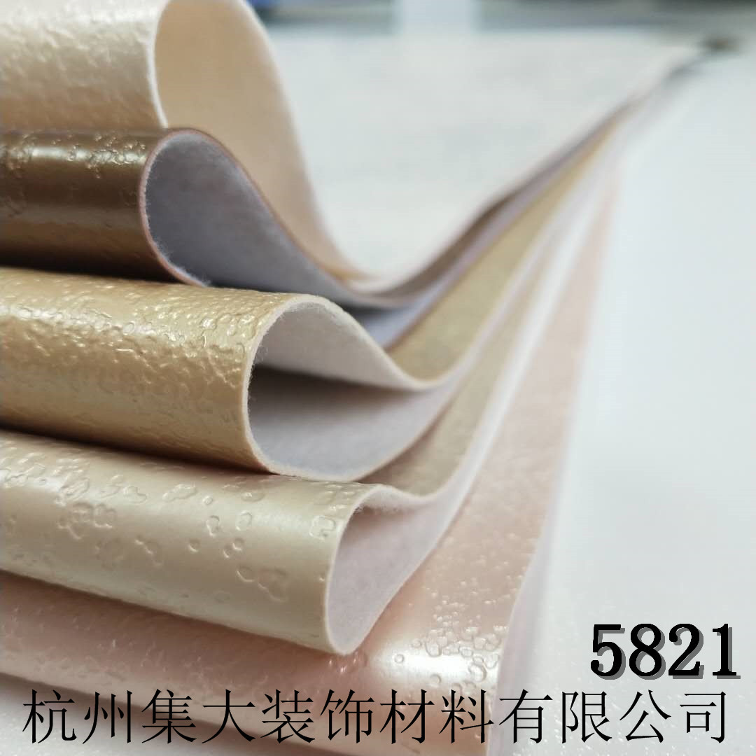 Manufacturer spot wholesale high cost performance PVC artificial leather soft cover background wall decoration leather hard cover door leather details Picture
