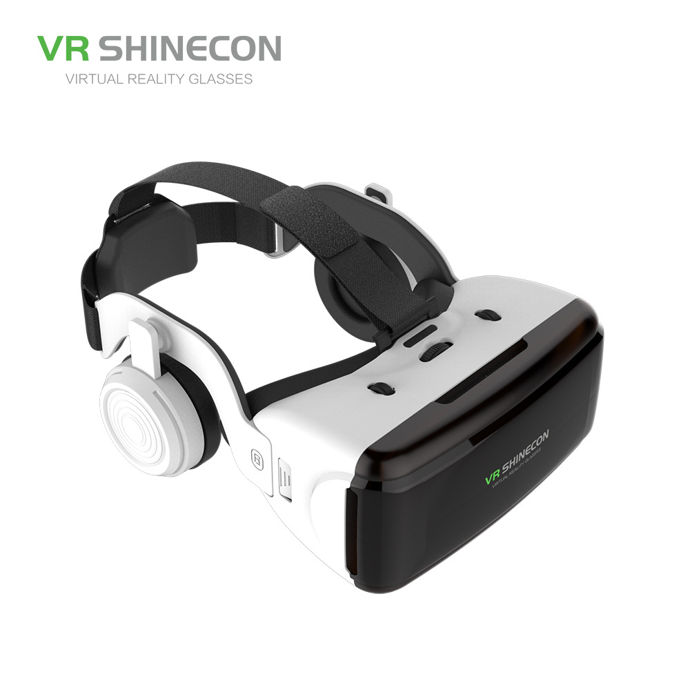 跨境爆款vr shinecon千幻魔镜G06E耳机版小巧 手机虚拟现实3d眼镜图