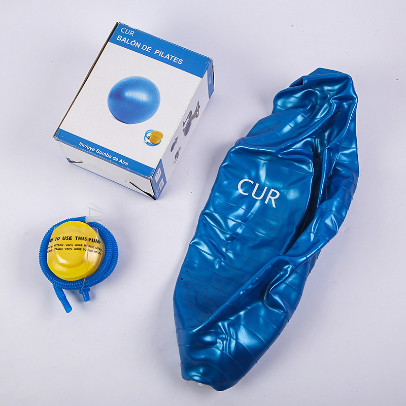 New PVC yoga balls 65/75/85cm flat yoga balls, fitness and beauty balls for pregnant women, wholesale from the manufacturer details Picture