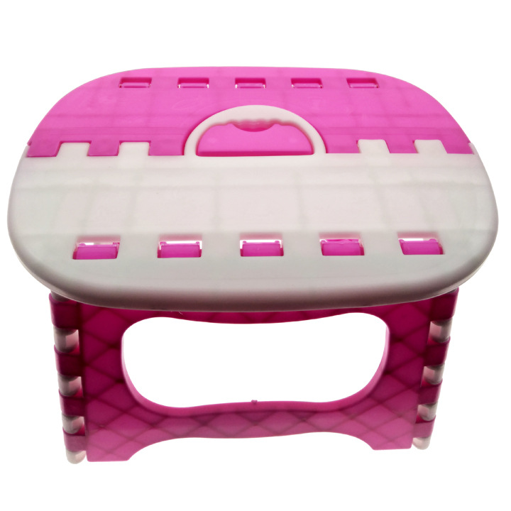 P1542   粉色-双色折叠凳 便携式小板凳儿童矮凳义乌10元店百货详情图5