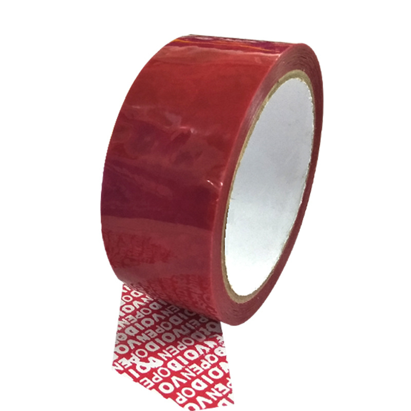 Red anti-counterfeiting tape, anti-theft tape, anti-counterfeiting packaging to prevent opening, VOID lettering. Specifications can be determined details Picture