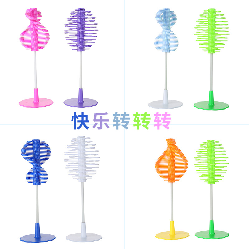 Rotating lollipop wisdom tree Fisher sequence decompression decoration Creative decompression toy art decoration children's toys wholesale Application Scenario