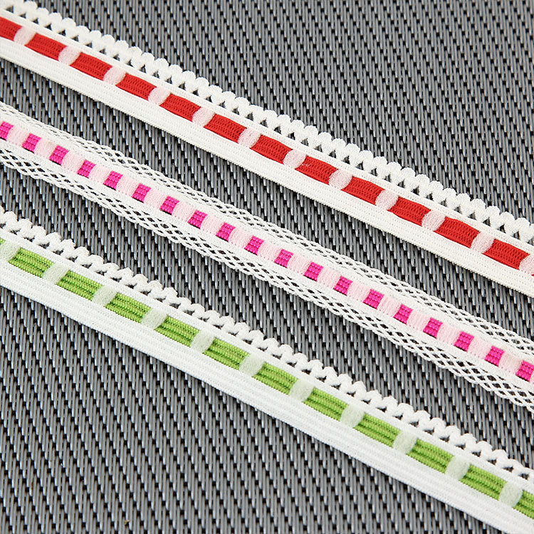 Manufacturers Direct Lace Elastic Environmental Clothing Accessories Elastic Jewelry Lace Elastic Wholesale Specification drawing