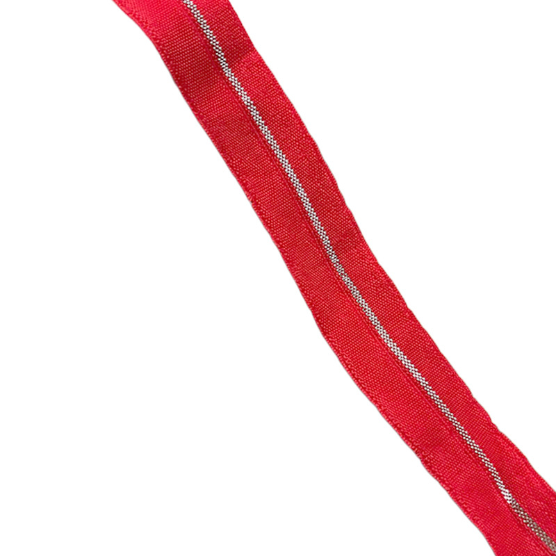 Silver Silk Elastic Belt Manufacturers Direct Woven Belt Clothing Accessories Gold Silk Silver Bag Sideband Quality Assurance Item Picture