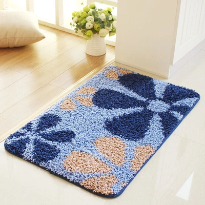 Summer wave floor mat bent yarn entry door mat bedroom absorbent mat bath mat wholesale non-slip mat thumbnail