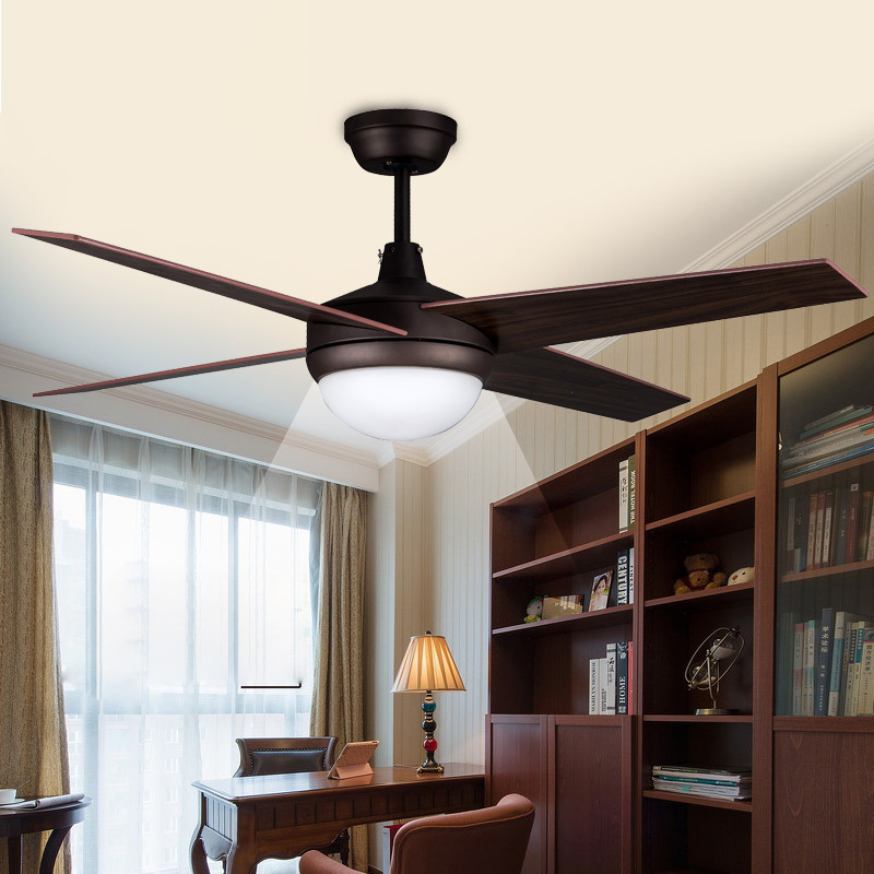 Home With Lights Ceiling Fan Lights Restaurant Fan Lights Living Room European Antique Retro Remote Control Electric Fan Chandelier
