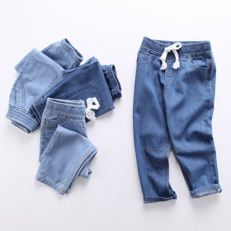 Children's denim mosquito-proof pants 2020 Spring/Summer new collection: Korean style thin and soft baby pants for boys and girls details Picture