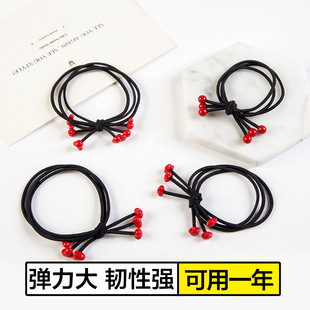 Seamless rubber band headwear, hair tie, hair band, Korean high-elasticity hair tie, black hair accessory pic 12