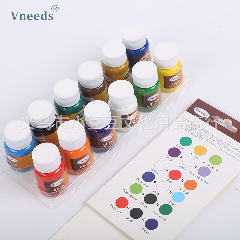 Vneeds/美术颜料/水粉颜料产品图