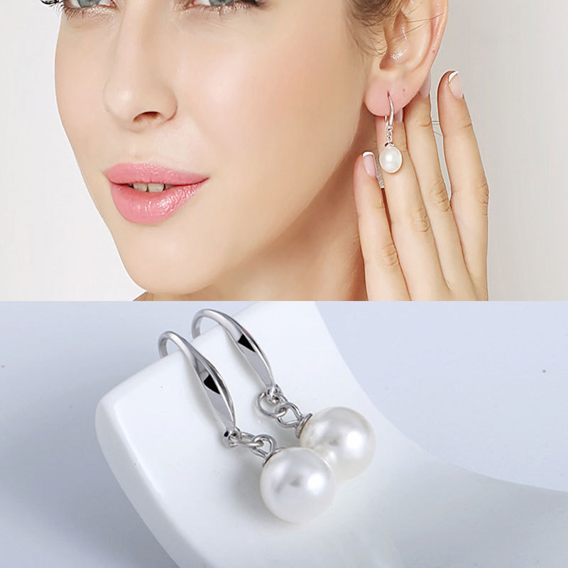 Korean Style Retro Tassel Pearl Earrings Simple Women's Stud Jewelry Temperament Cross-Border European And American Earrings Matching Accessories Application Scenario