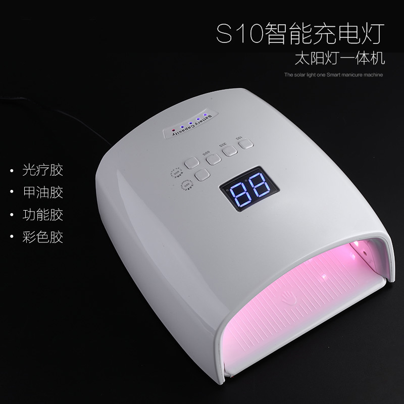 红光美甲灯充电无线烤灯甲油胶烘干机光疗机速干紫外线灯美甲批发