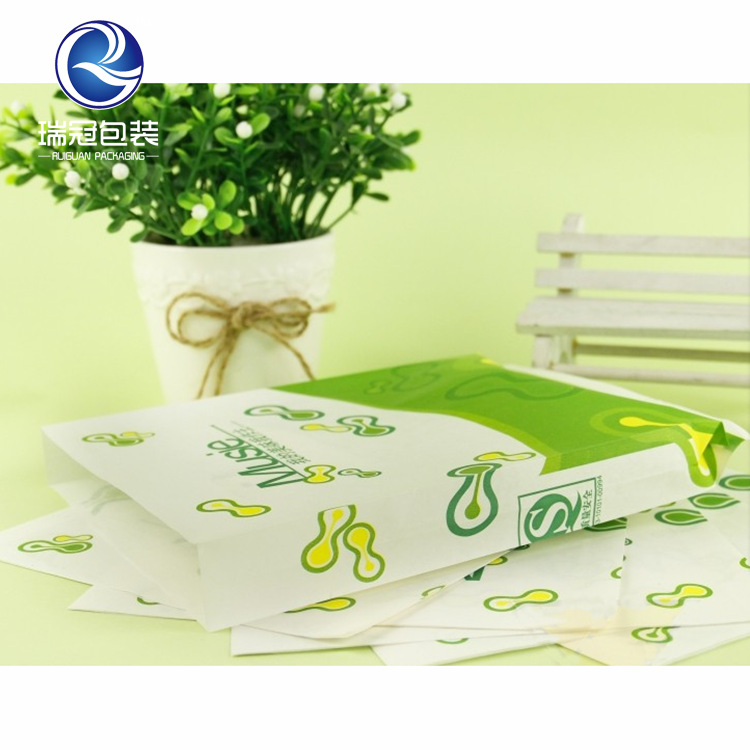 Spot Kraft Paper Bag General Oil-Proof Paper Bag French Fries Breakfast Snack Bag Drizzled Food Bag Customization Application Scenario