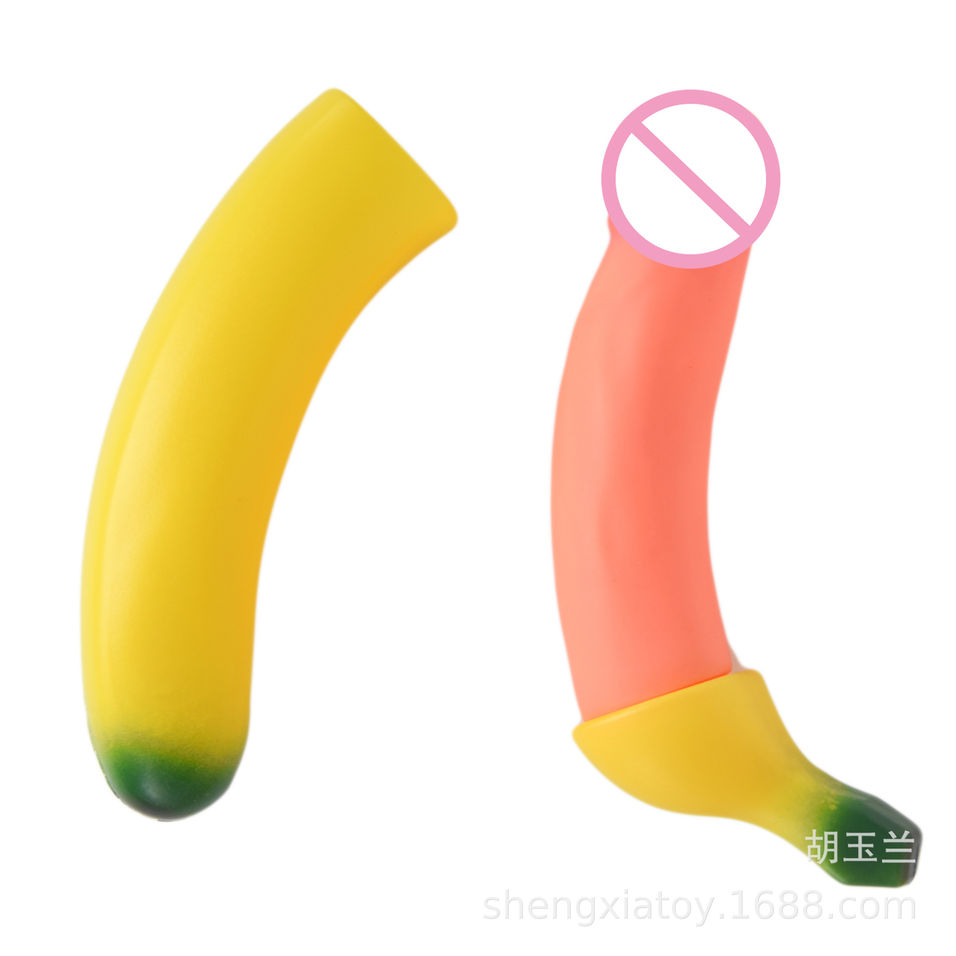 跨境整人玩具喷水香蕉变大鸟模型Hen Party单身派对情趣香蕉道具详情图5