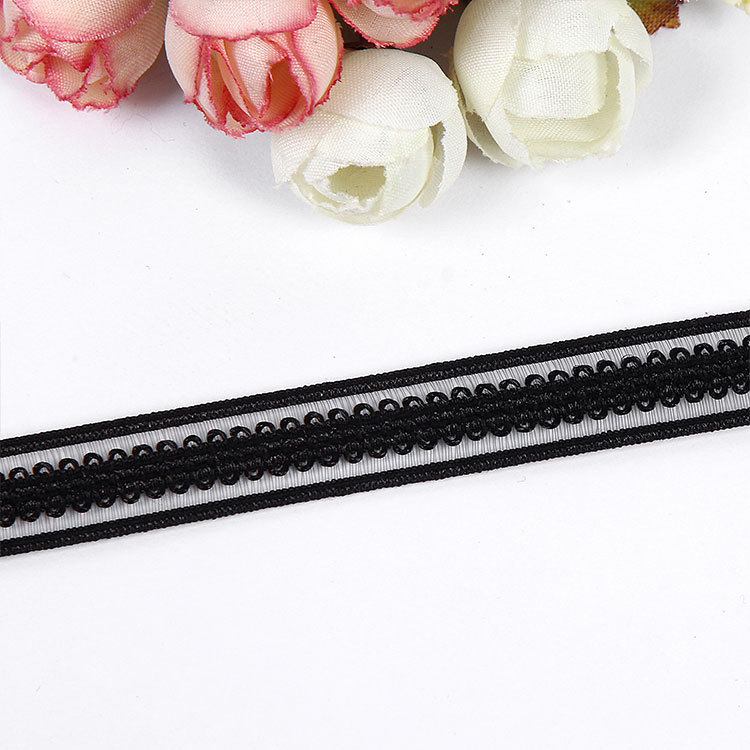 Supply Lace Elastic Wedding Band Wedding Dress Bra Strap Headwear Accessories Lace Elastic Band Wholesale details Picture