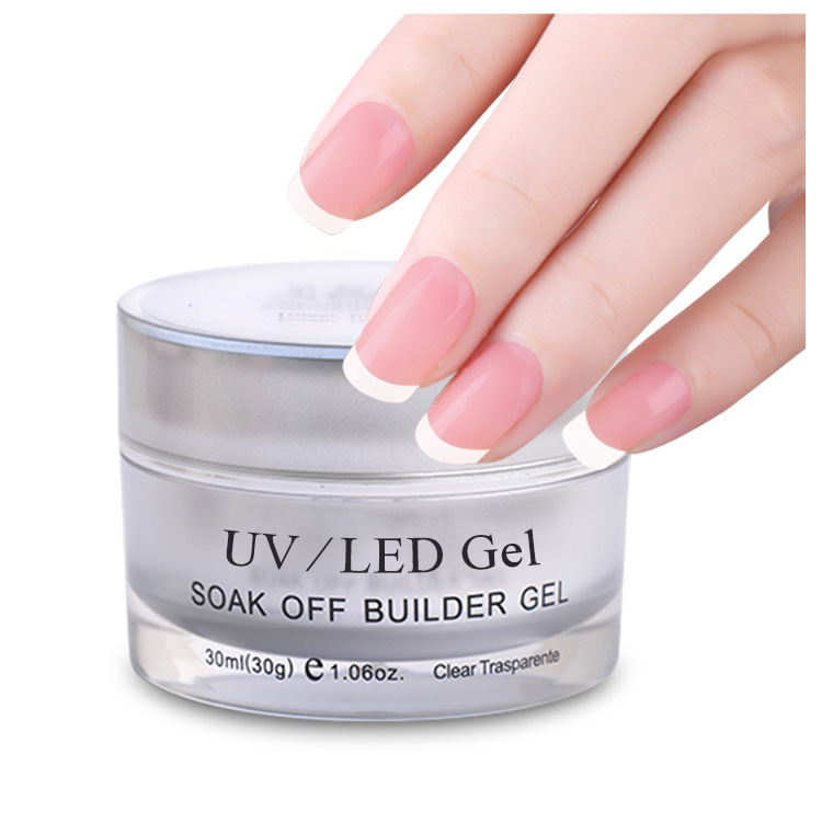 Fashion Beauty Factory wholesals gel nail polish glue, uv gel phototherapy glue, nail polish phototherapy extension glue 30g, exclusively for export Item Picture