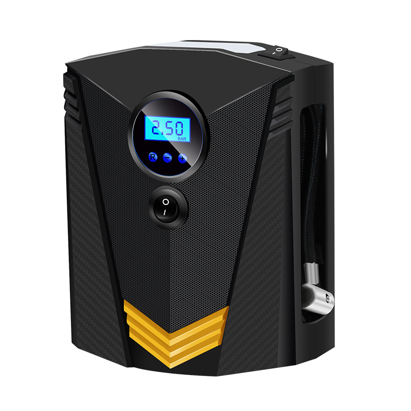 Chezhiku digital display illuminated pointer car air pump, 12v portable tire car air pump Specification image
