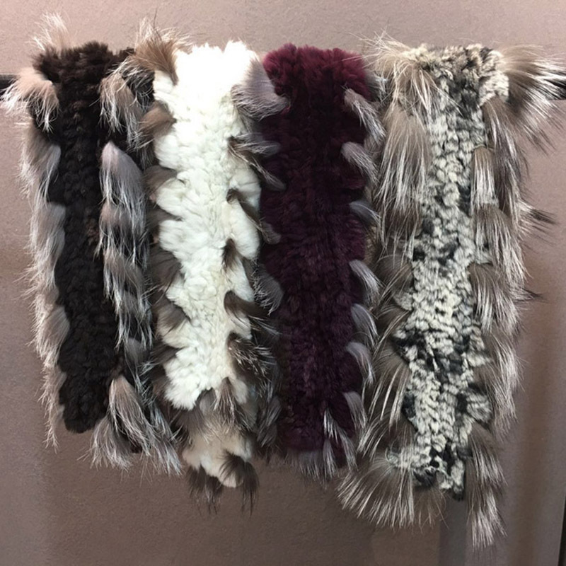 New Winter Bib For Women Winter Korean Version Thickened Fox Fur Woven Warm Scarf Bib Cape Item Picture