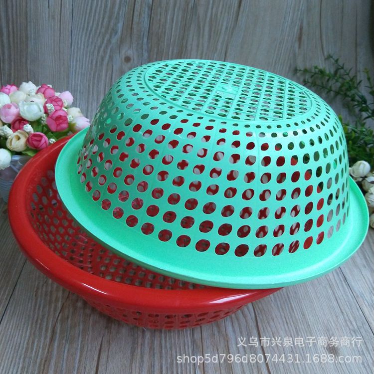 【 Zone 2-2 】 Large-eyed baskets 400 yuan per piece, one-yuan and two-yuan rice baskets, leaky baskets, large-eyed and leaky baskets, vegetable washing baskets, one-yuan and two-yuan kitchenware wholesale Application Scenario