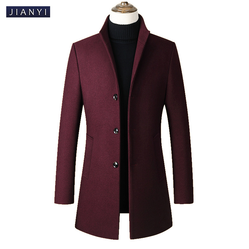 For the 2022 autumn and winter collection, there are mid-length single-breasted stand-up collar woolen coats, men's trench coats and outerwear available Specification image