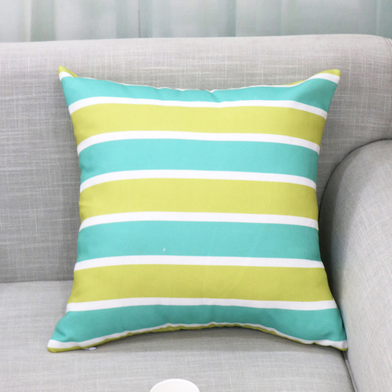 抱枕套双面几/全涤帆布靠垫/沙发汽车抱枕产品图