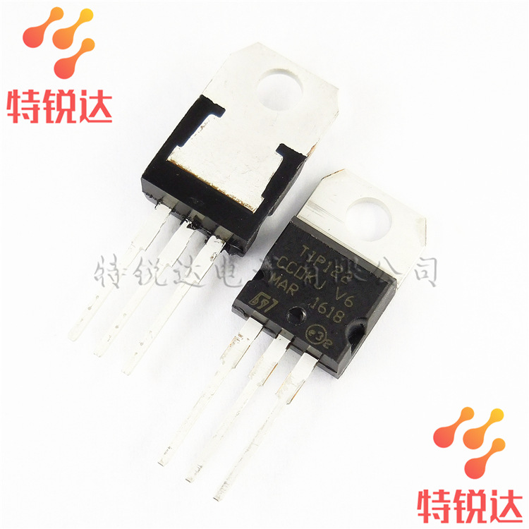 TIP122, TIP122 surface mount TO 220 NPN Darlington through-hole transistor, ST/ stmicroelectronics original stock Specification image