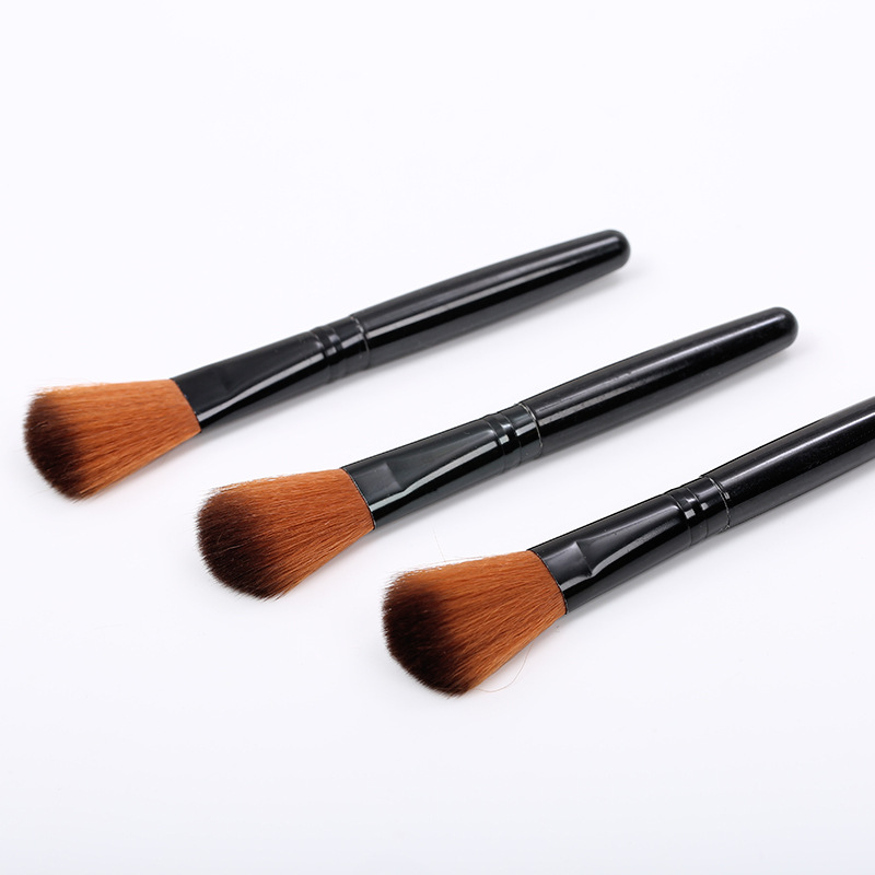 Manufacturers Wholesale Single Makeup Brush Fiber Brush Makeup Uniform Powder Powder Setting Foundation Brush Beauty Makeup Tools Item Picture