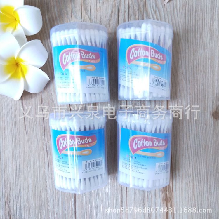 【1-8 Zones 】 Heart-shaped box cotton swabs 12 per set 240 per box 1 yuan 2 yuan box cotton swabs Heart-shaped box cotton swabs for cosmetics and hygiene 1 yuan special batch for general merchandise Application Scenario