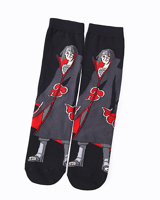 Primavera otoño invierno algodón peinado manga ninja series dibujos animados calcetines de hombre de tubo medio día de carga de una sola cola algodón movimiento crossover marvel calcetines Specification image