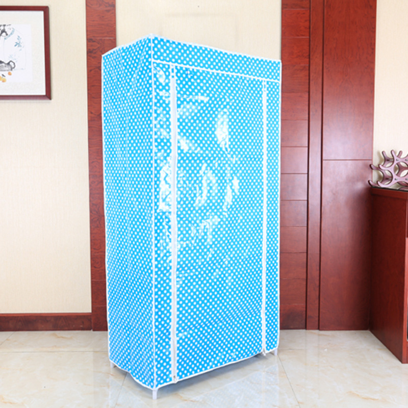 Factory direct sales of modern simple new fabric non-woven wardrobe a hair details Picture