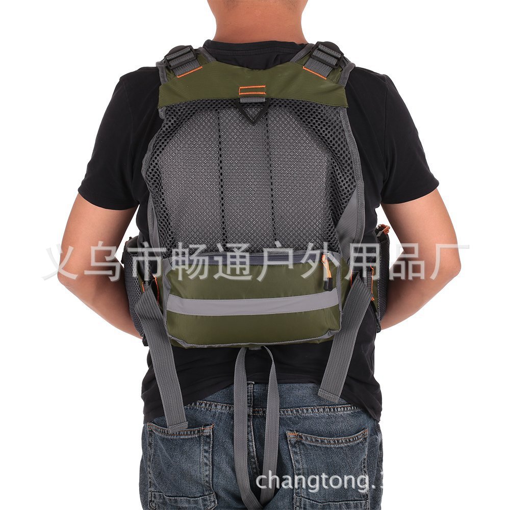 Rock fishing vest, sea fishing suit, fishing life jacket, multi-pocket foam, detachable Item Picture