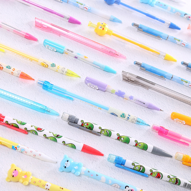 Childlike Stationery Cartoon Activity Pencil 0.5/0.7 Student Automatic Pencil Office Learning Stationery Supplies Pencil