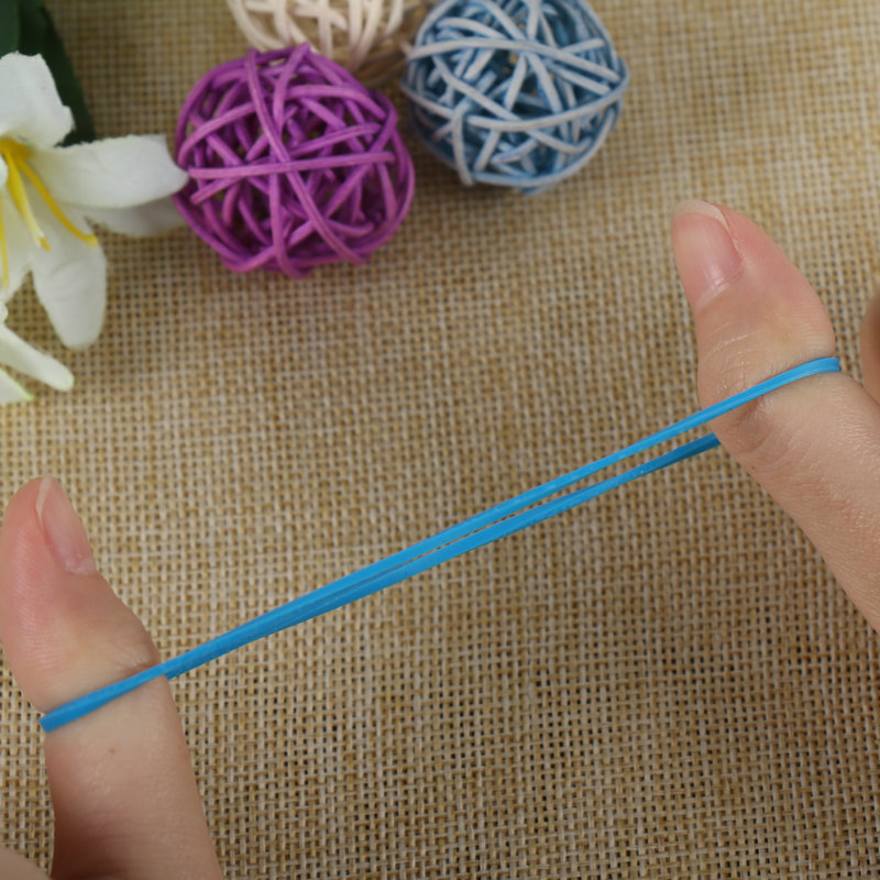 Jinbaoli Factory direct sales of Vietnamese and Italian colored rubber bands, rubber rings, high-elasticity rubber rings, and leather bands wholesale Item Picture
