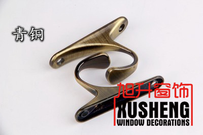 旭升窗饰 浴室窗帘配件 衣帽钩 配送螺丝 窗帘挂钩壁钩