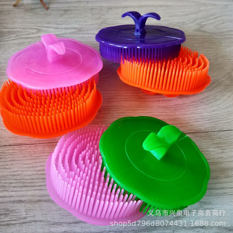 【 Zone 3-12 】 Soft-toothed hair washing comb 24/ pack 1200/ box Hair washing comb Massage brush Hair washing brush Hair Washing massage Comb Hair Washing Massage Comb Scalp Massage comb Specification image
