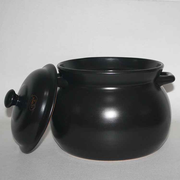 Wholesale ceramic clay pot stew pot, household gas high-temperature resistant soup stew pot, clay pot earthenware pot details Picture
