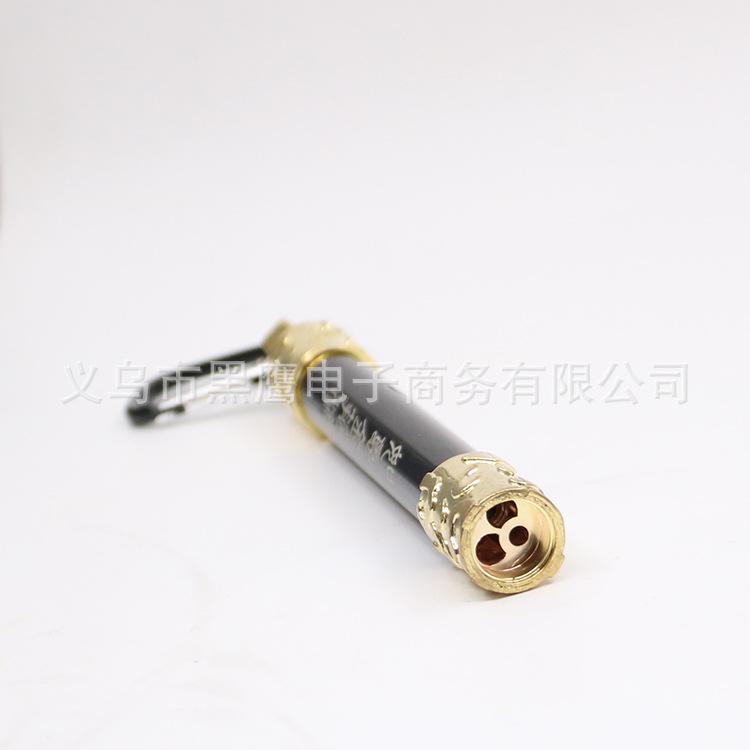 Golden Hoop rod flashlight, three-in-one ultraviolet banknote detector lamp, infrared laser lamp, gift LED mini small hand flashlight Item Picture