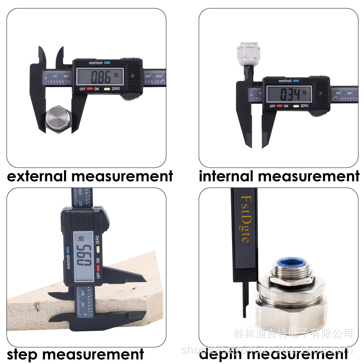 Digite cross-border e-commerce classic calipers, digital calipers, electronic calipers, vernier calipers, level gauges and Angle gauges details Picture