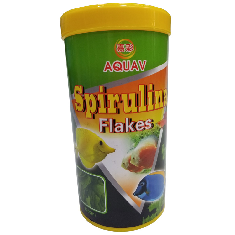 Baojie Spirulina enhanzada flake spirulina cíclidos alien alimento de pescado comida de pescado al por mayor Item Picture