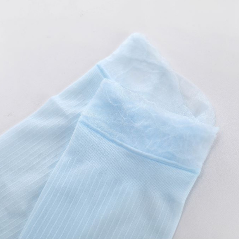 Spring/Summer 2021 open-mouthed children's silk stockings, candy-colored silk lace stockings, ultra-thin short silk stockings, dancing stockings Specification image