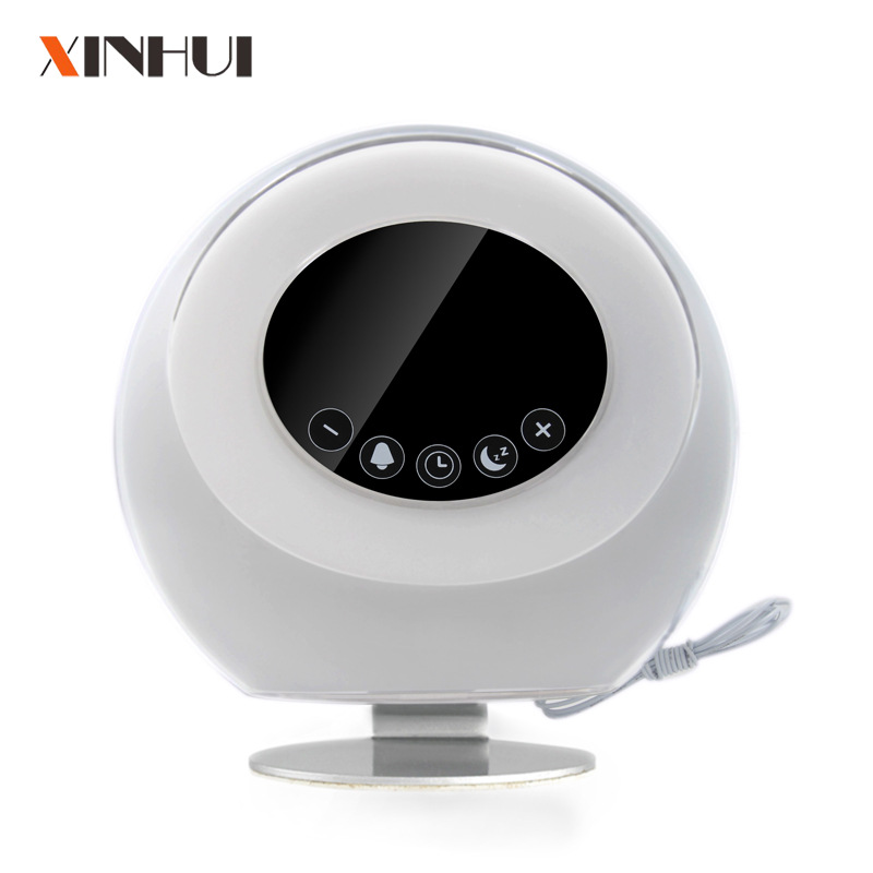 Simulated sunrise and sunset natural wake-up lights, timed on lights for getting up, daylight wake-up alarm clock, seven-color led night lights Specification image